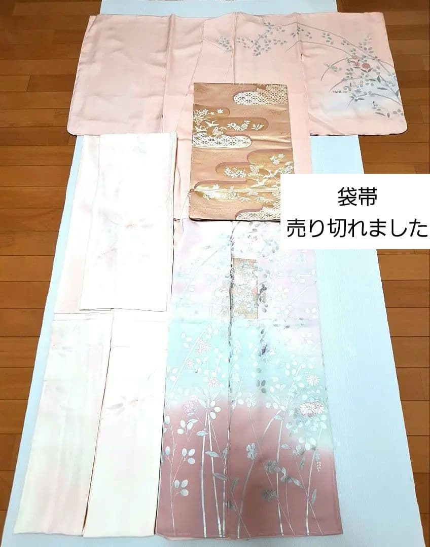 新品未使用品 正絹 丹後ちりめん 訪問着 作家物 長襦袢 2点セット