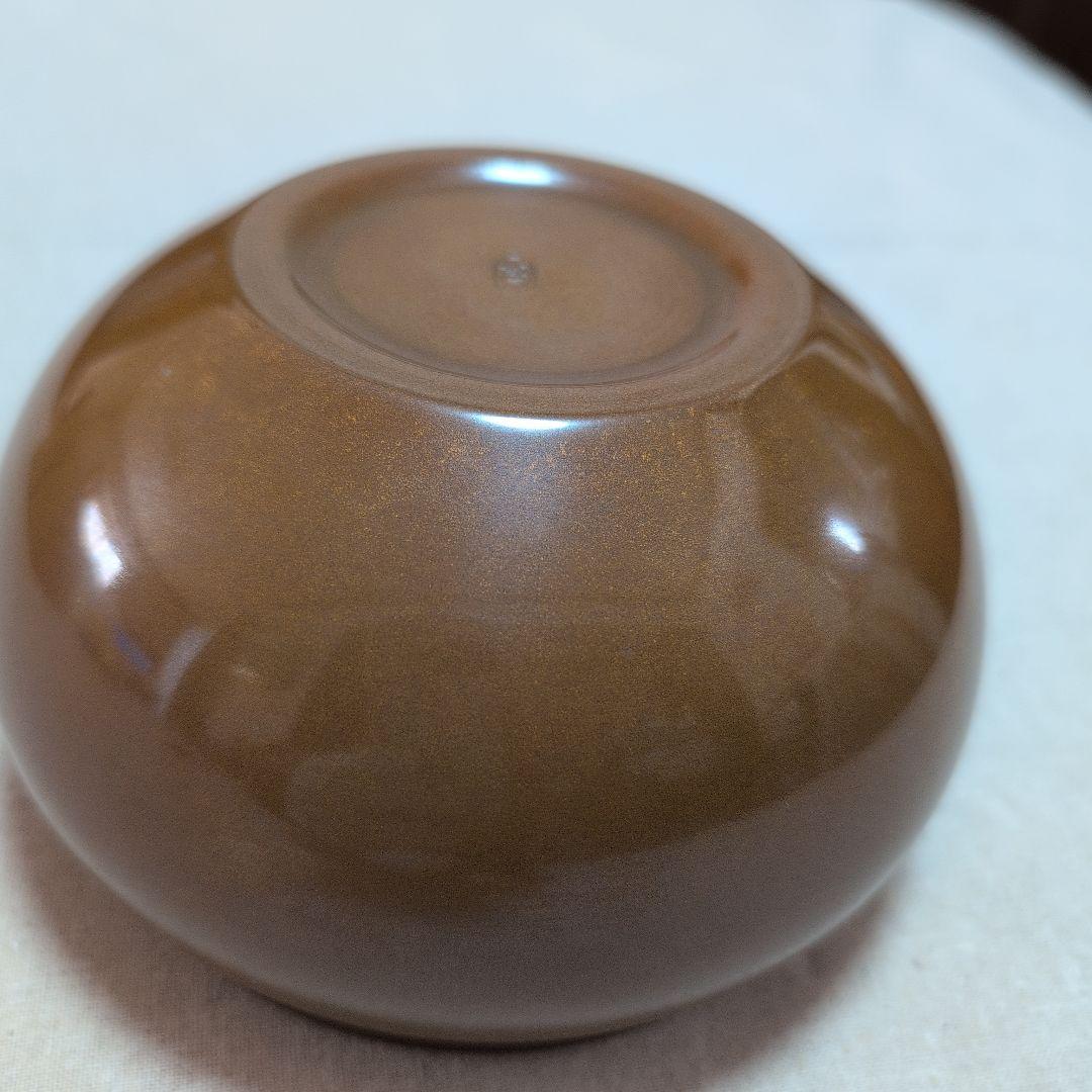 茶道具　唐銅鉄鉢建水　口糸目　鳳陽造　共布共箱入