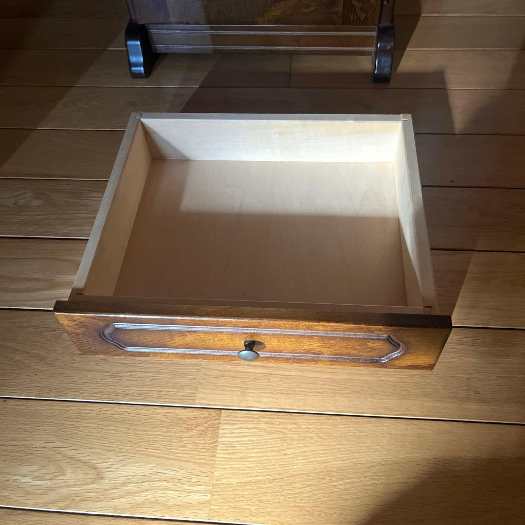 カリモクkarimoku コロニアル　コーナーテーブル コーナーラック 電話台