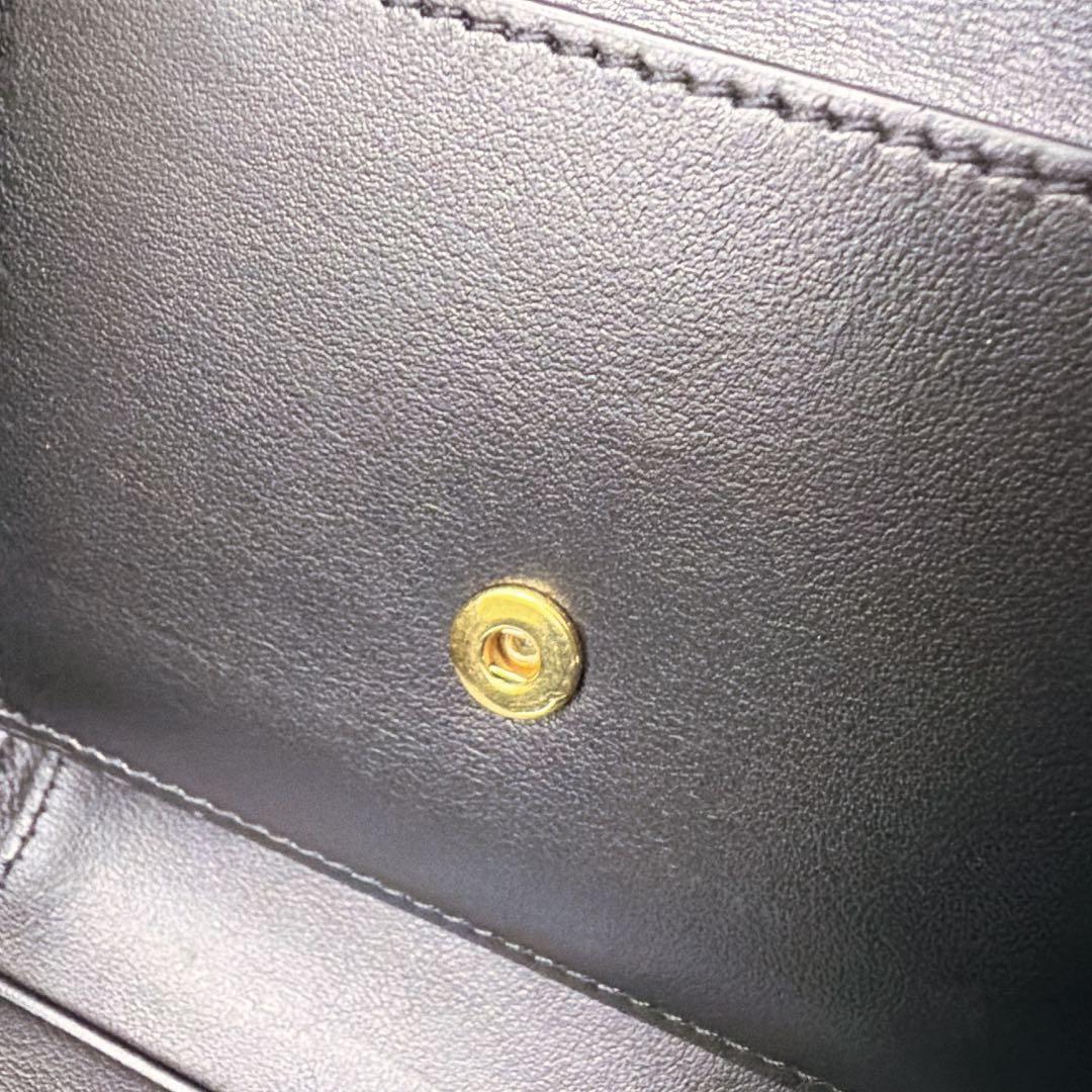 セリーヌ スモール フラップウォレット トリオンフ カーフスキン 三つ折り財布