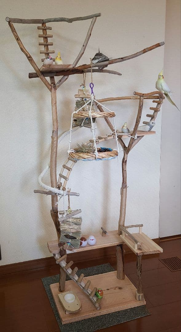 ① タリム様オーダーバードアスレチック　専用ページ　流木　ハンドメイド