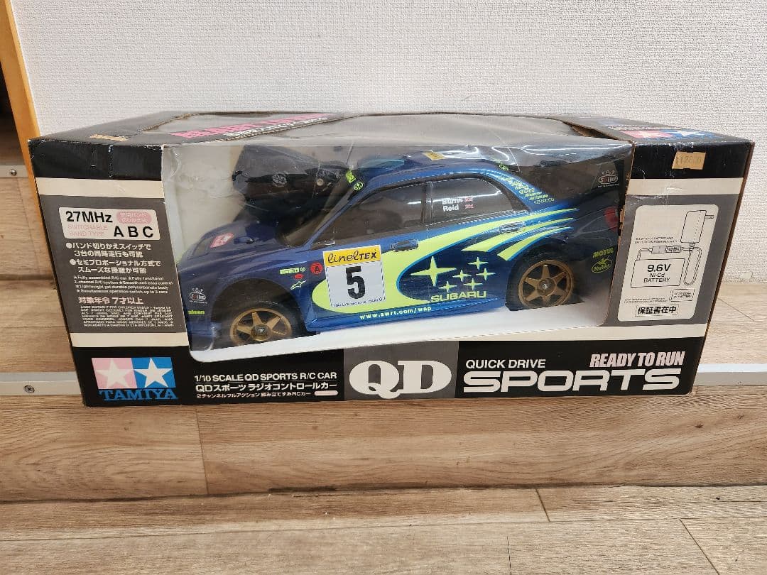 未開封動作未確認クイックドライブスポーツ1/10スバルインプレッサWRCラジコン