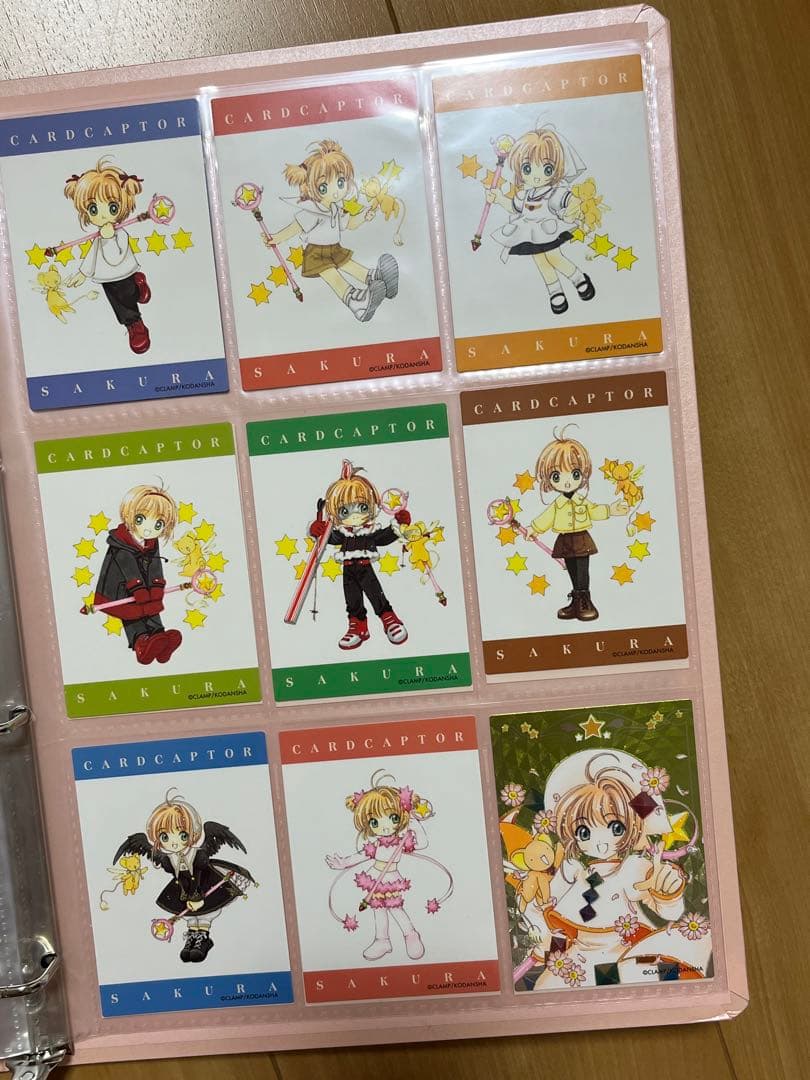 i*d様 カードキャプターさくら　トレカと公式バインダーのセット【さくらカード編