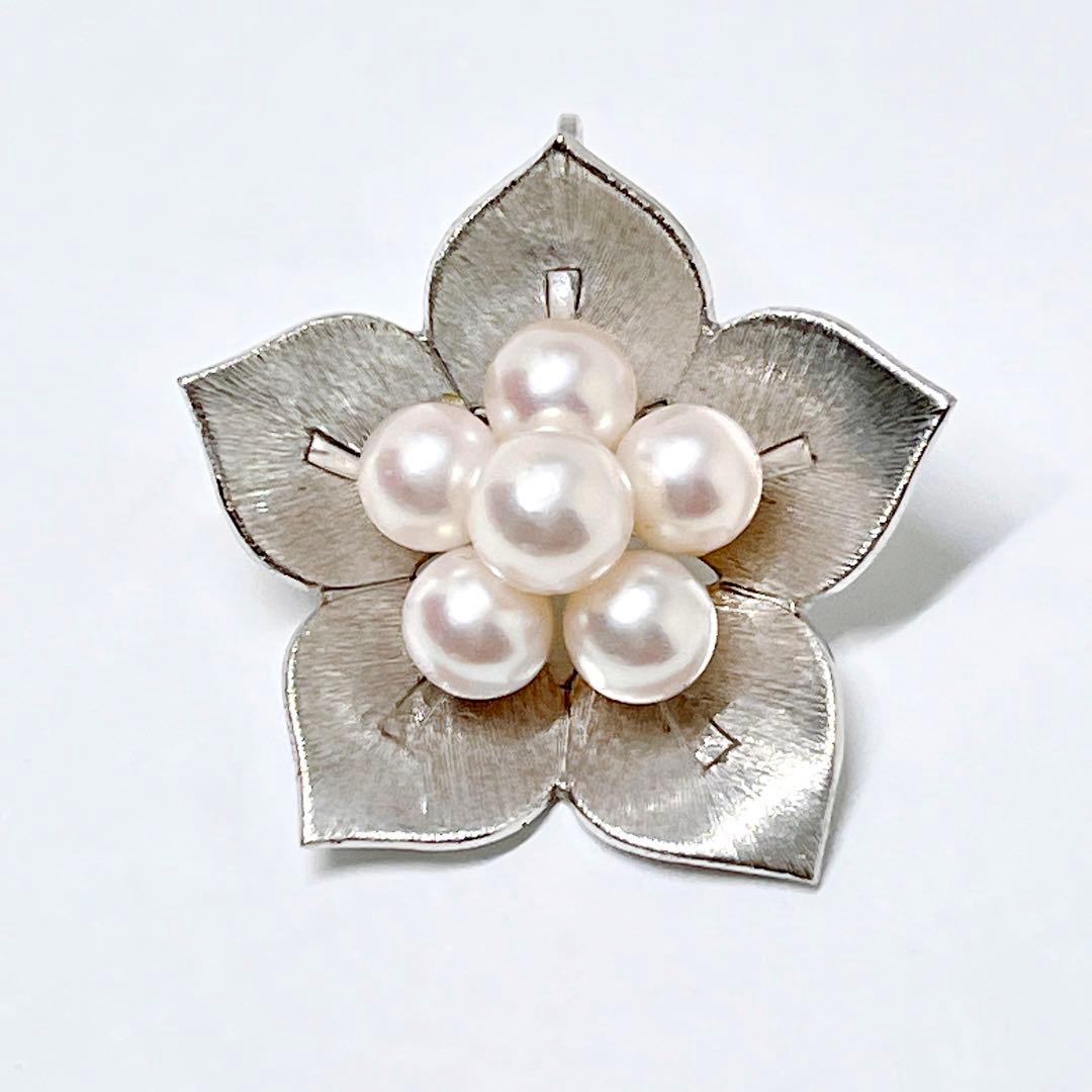 MIKIMOTミキモト アコヤパール　ブローチ　ネックレストップ　ペンダント　桜