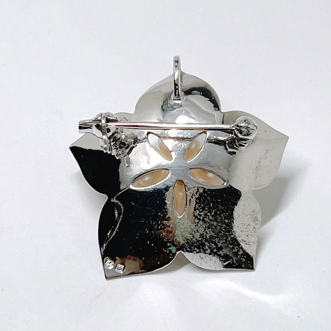 MIKIMOTミキモト アコヤパール　ブローチ　ネックレストップ　ペンダント　桜