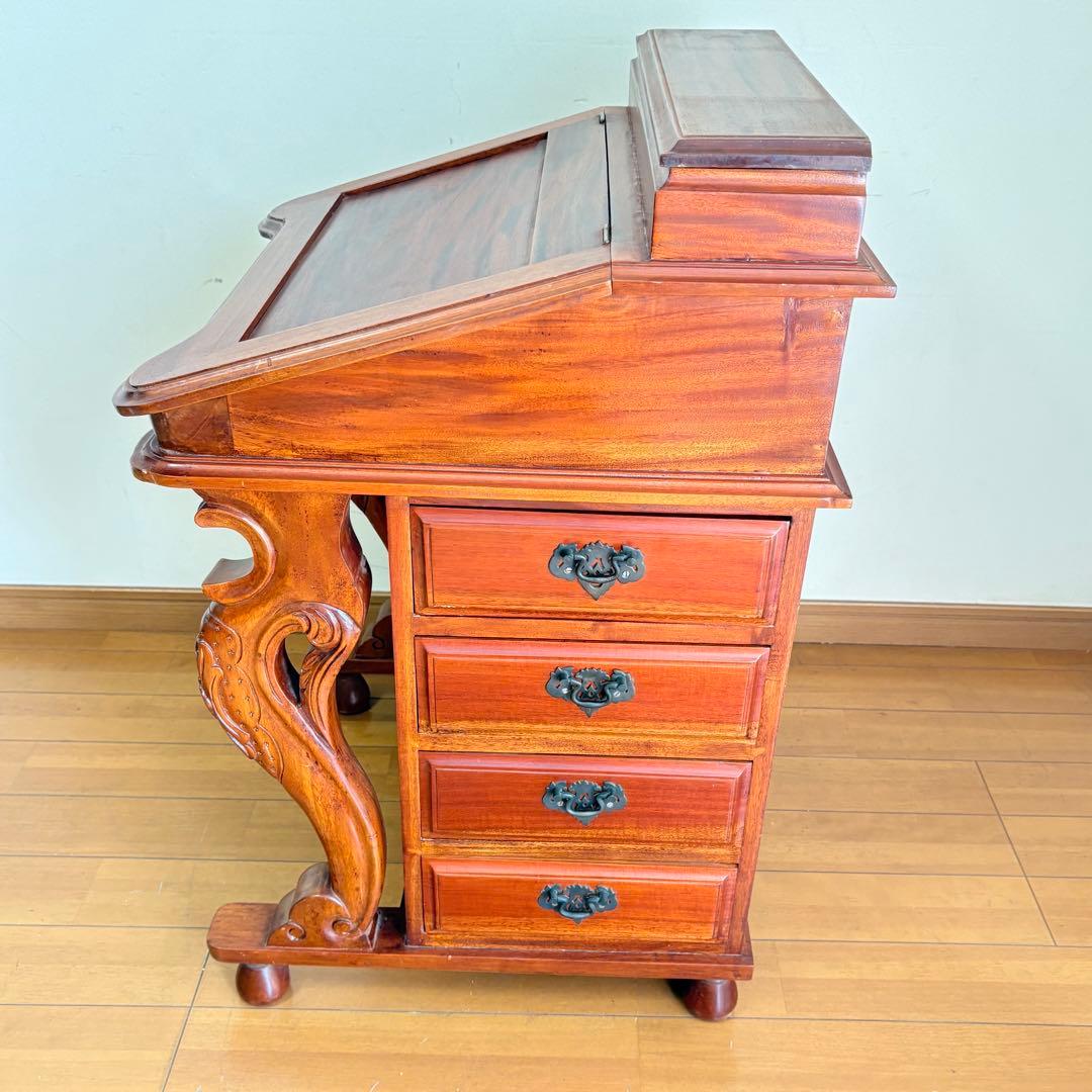 【希少・レトロ】英国アンティーク ダベンポートデスク ライティングデスク