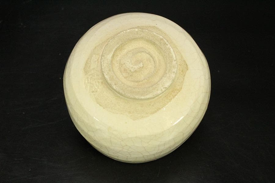 【美品】茶道具 醍醐窯 楽茶碗 (初代)島荷平作 共箱(メ1178)