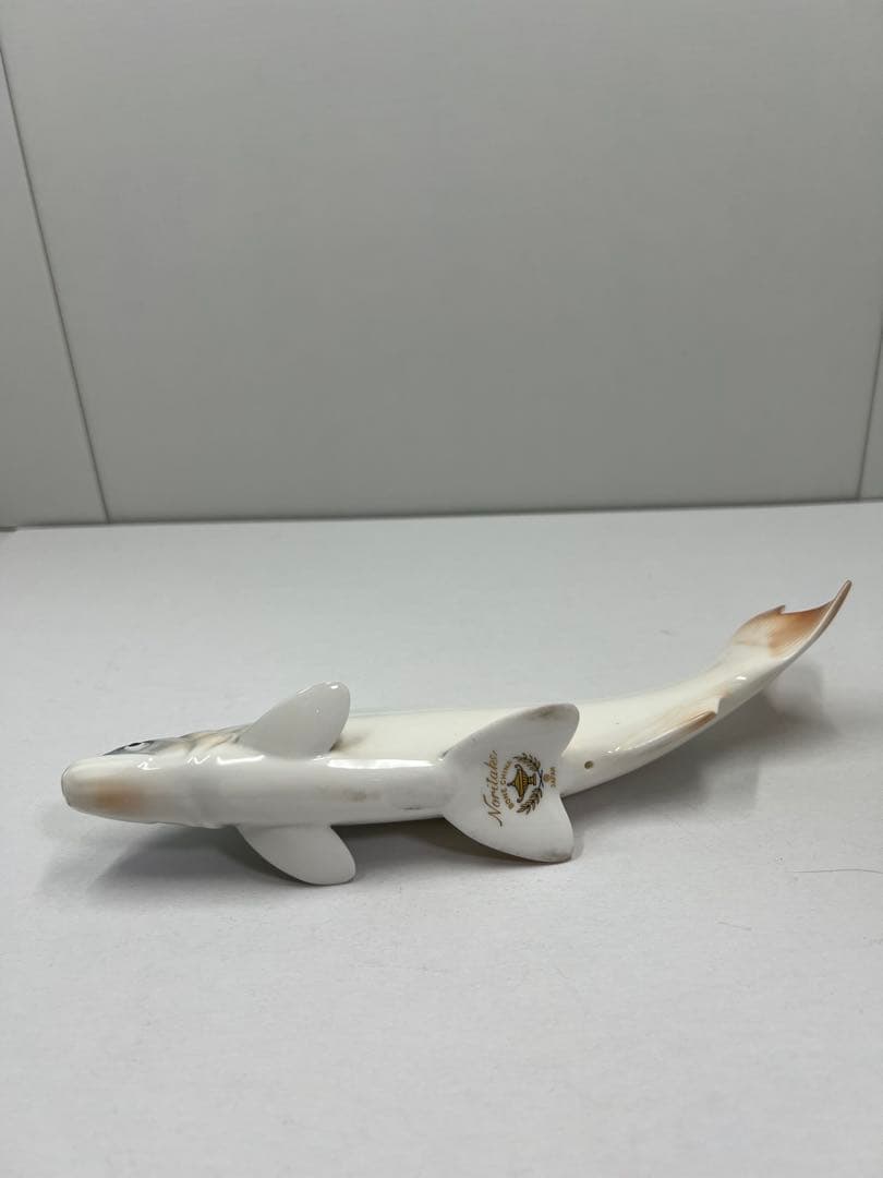 オールドノリタケ　置物　鮎　フィギリン