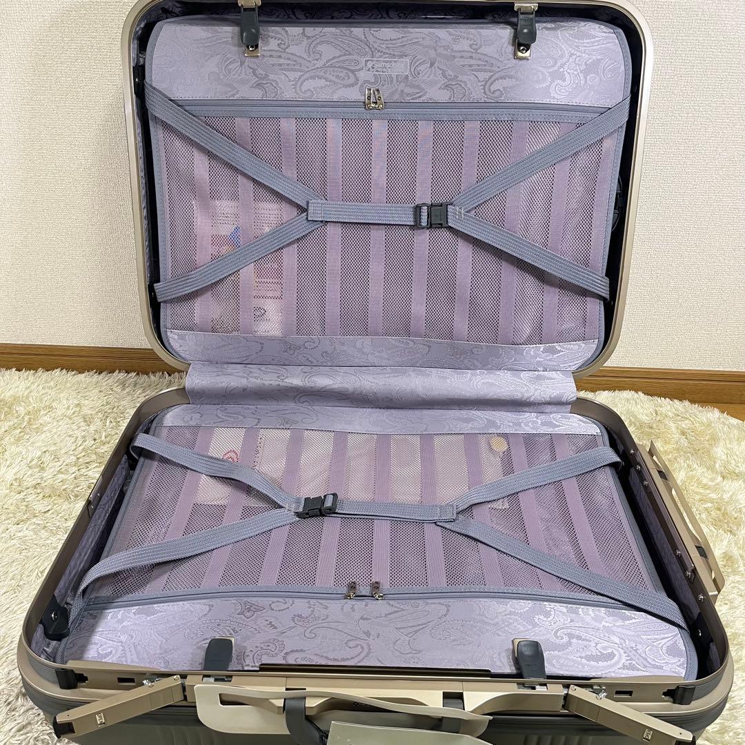 新品 未使用 保管品 サムソナイト スーツケース ペイズリー柄 大容量 旅行
