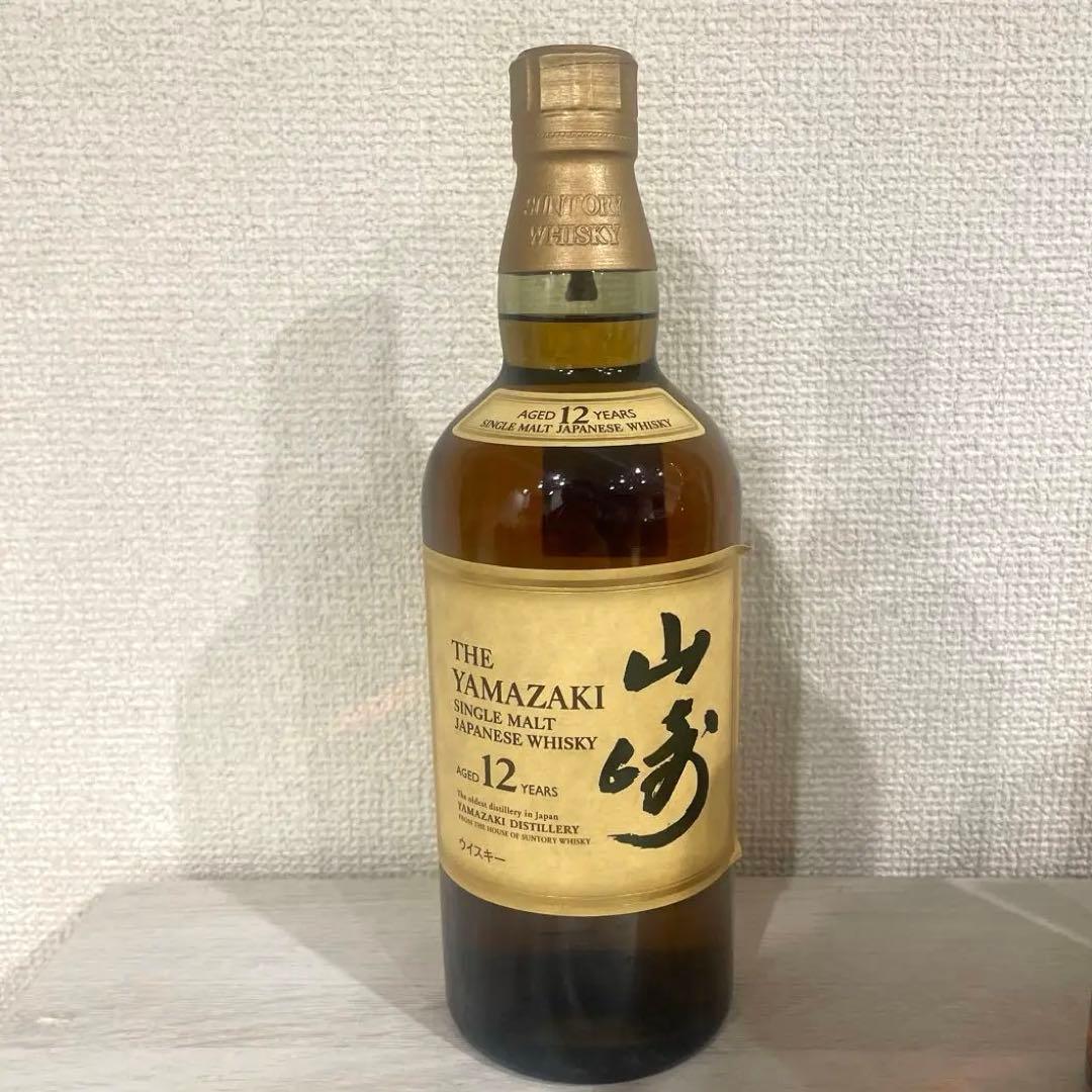 山崎 12年 シングルモルトウイスキー 箱無し
