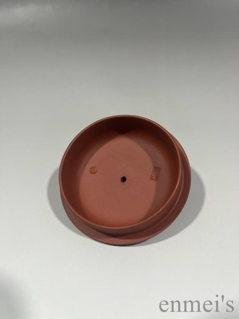 中国古美術 中国宜興 紫砂壺 歳寒三友壺 底款:顧景舟 原鉱紅泥 急須 陶器茶器