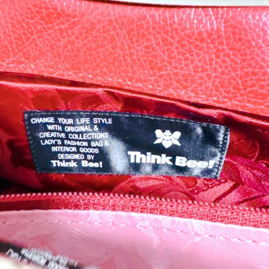 THINK BEE! ショルダーバッグ チェーン スパンコール がま口 ゴブラン