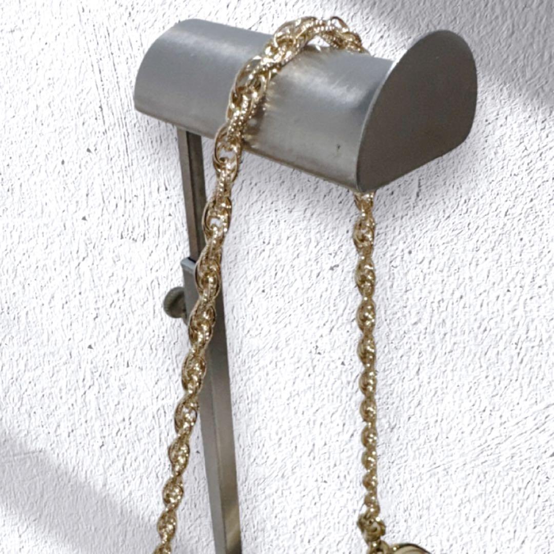 THINK BEE! ショルダーバッグ チェーン スパンコール がま口 ゴブラン