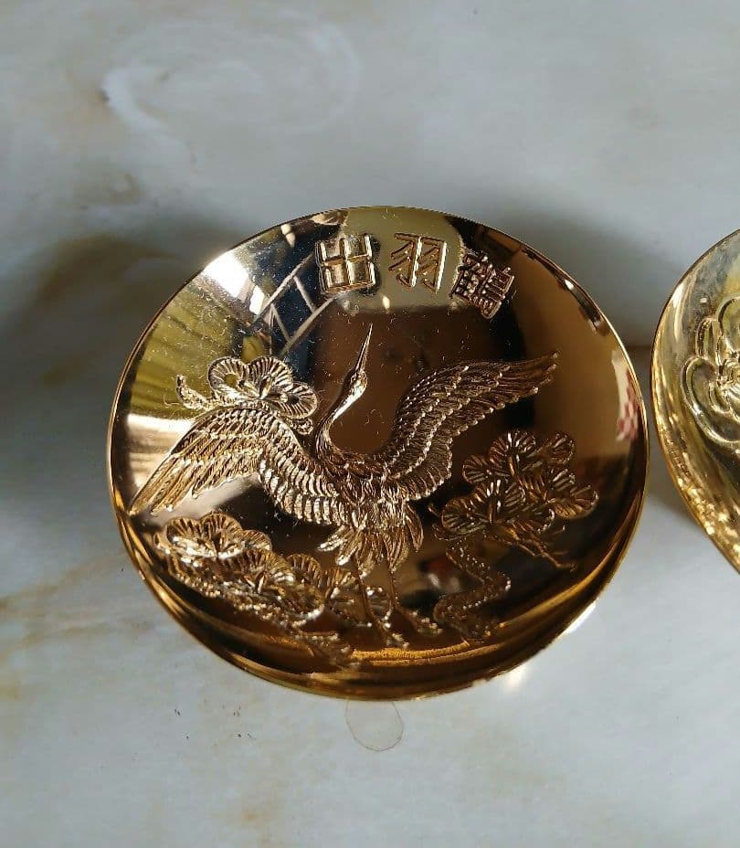 金杯　2個セット　金メッキ　24KGP