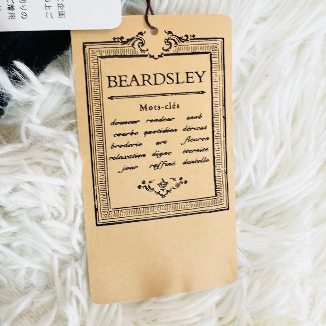 新品タグ付き 25ss ビアズリー　紺色　 シャツタンク 洗える　タンクトップ