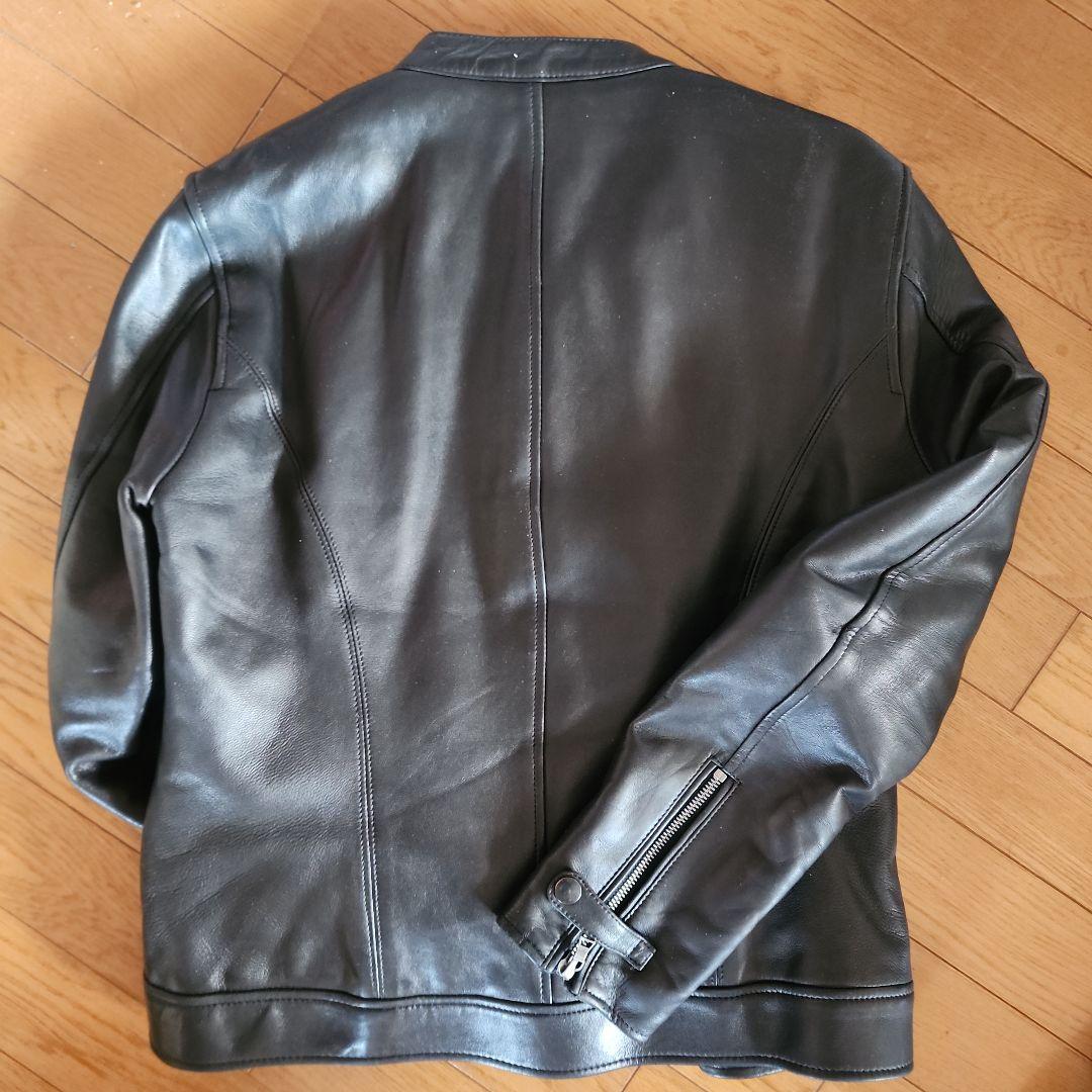 ポール・スミス　シングルライダースジャケット Mサイズ ブラック