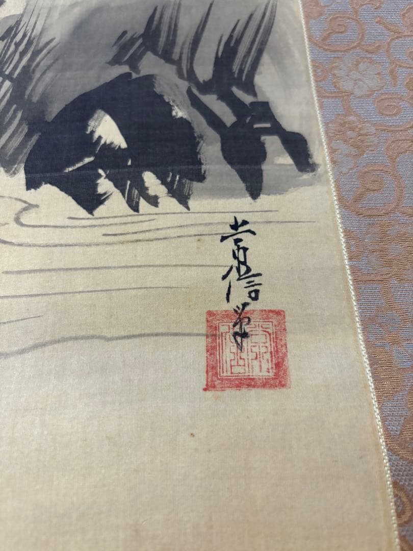 観音様　掛け軸