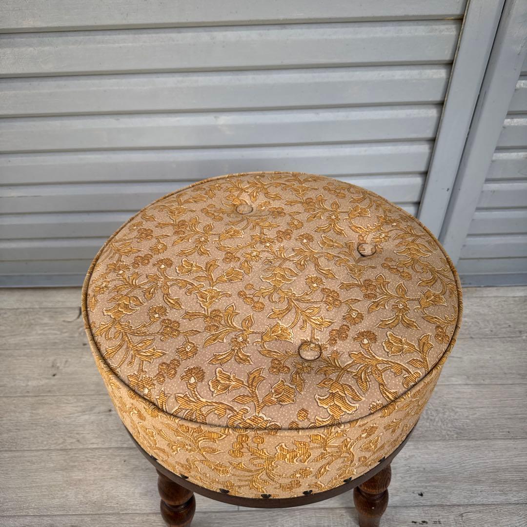 三越家具 ブルージュ オーク材 スツール 英国カントリー 椅子