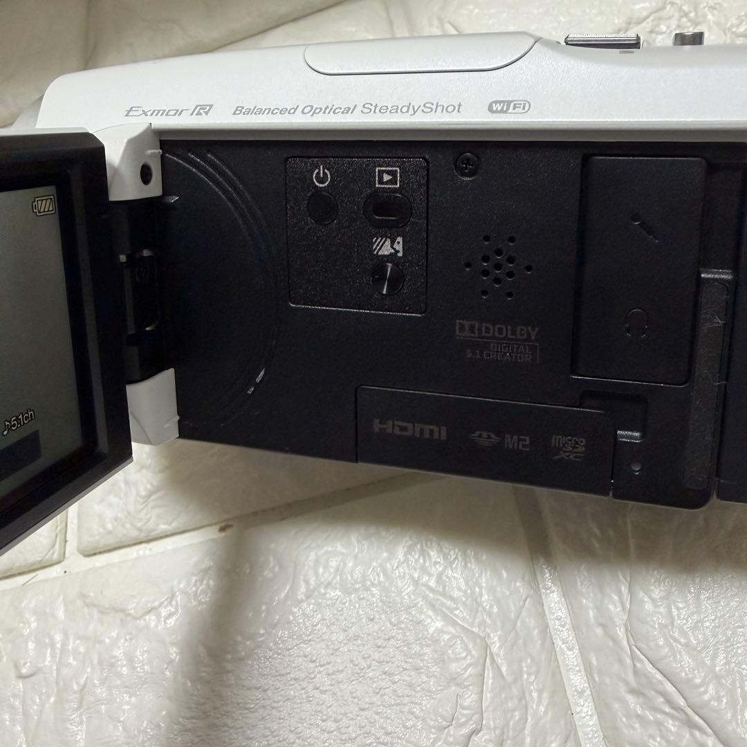 美品 SONY HANDYCAM HDR-CX670 ホワイト