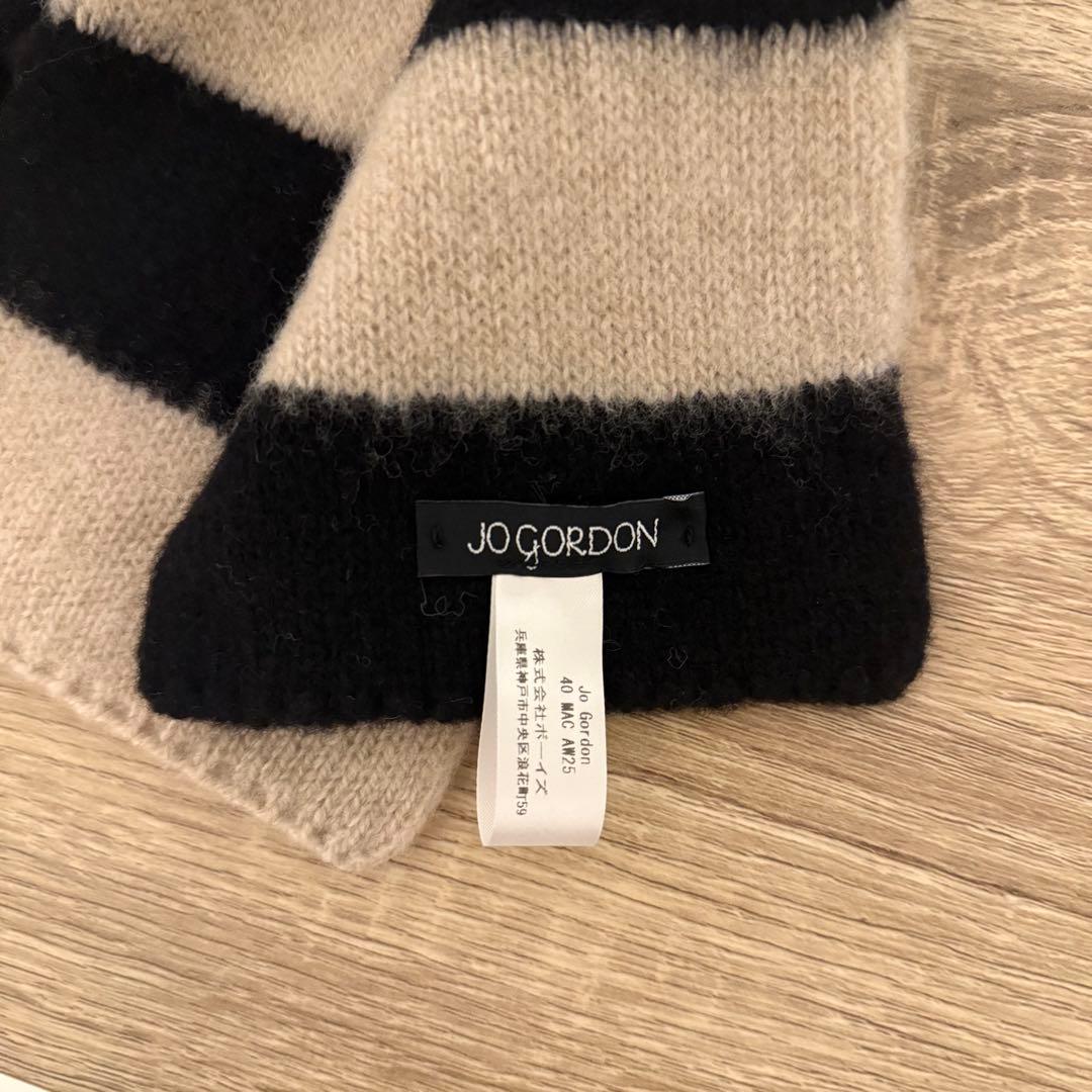 Bshop Jo Gordon ウールストライプマフラー UNISEX