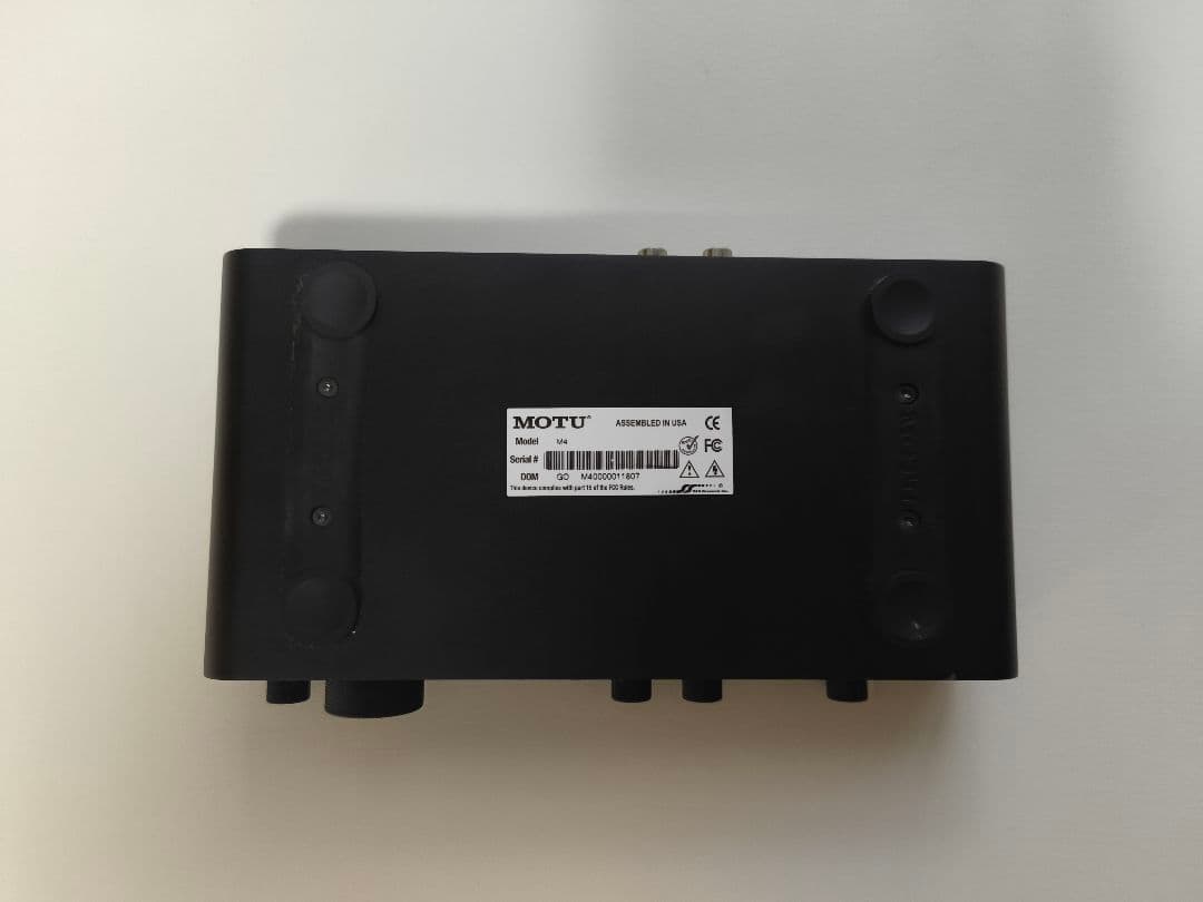 MOTU M4 本体 USBケーブル付 (オーディオインターフェース) 中古