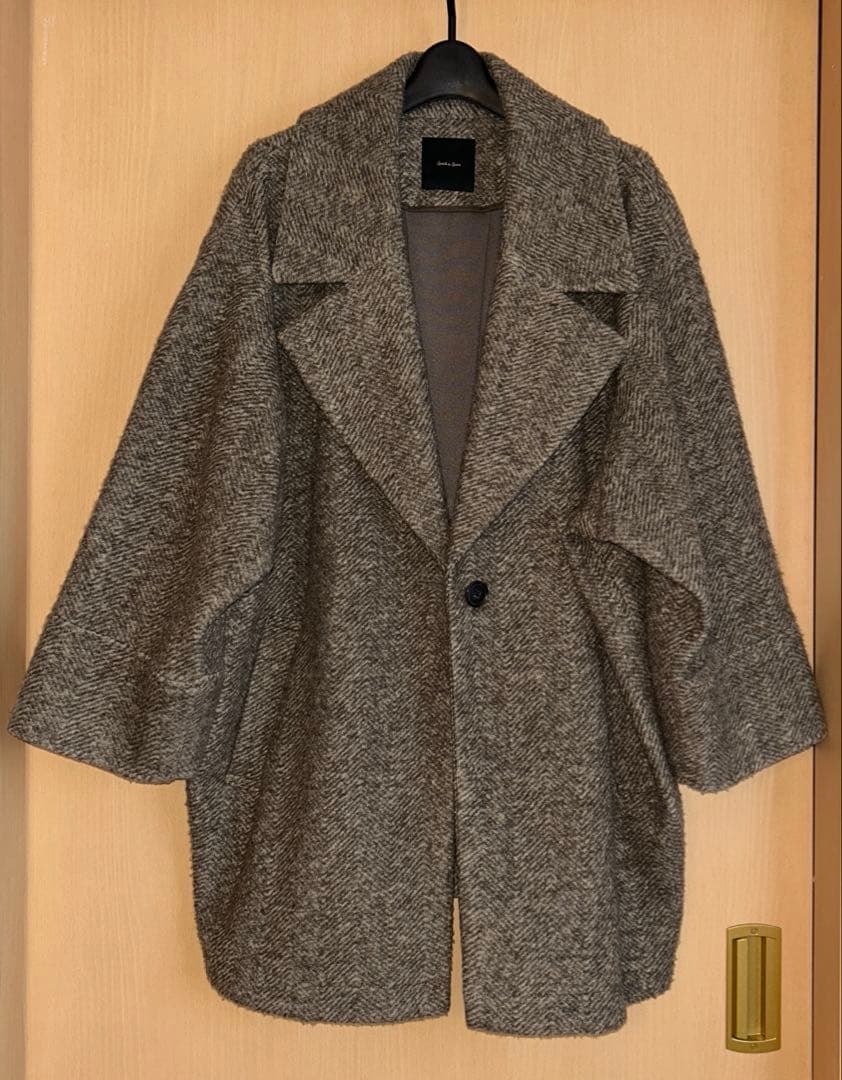 【完売◆人気】Spick&Span◆ヘリンボーンミドルコート オーバー