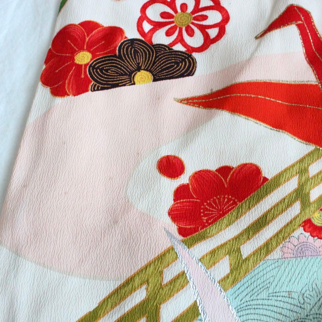 七五三 3歳 女の子 子供 アンティーク 着物 被布 セット 羽織つき