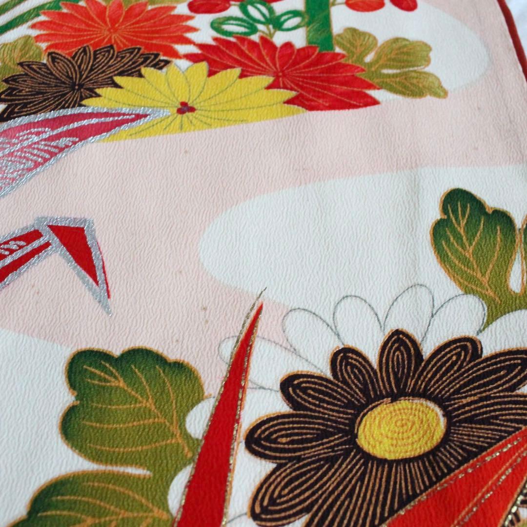 七五三 3歳 女の子 子供 アンティーク 着物 被布 セット 羽織つき