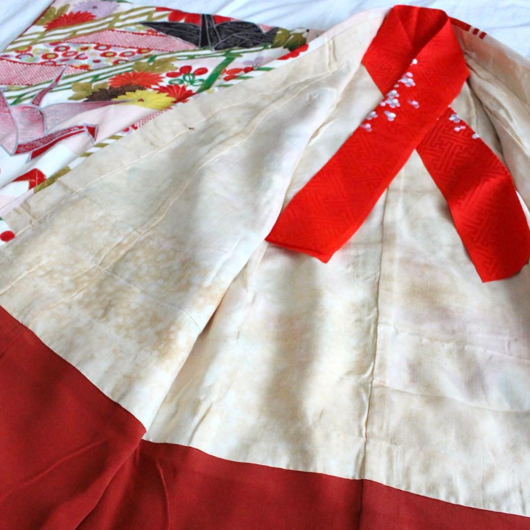 七五三 3歳 女の子 子供 アンティーク 着物 被布 セット 羽織つき