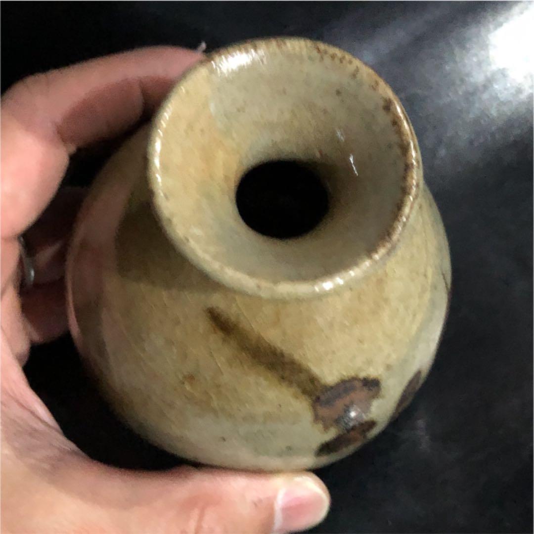 遺品整理◼️蔵から出て来た、超可愛い縁起の良い梅の木の徳利、作家物、茶道具？