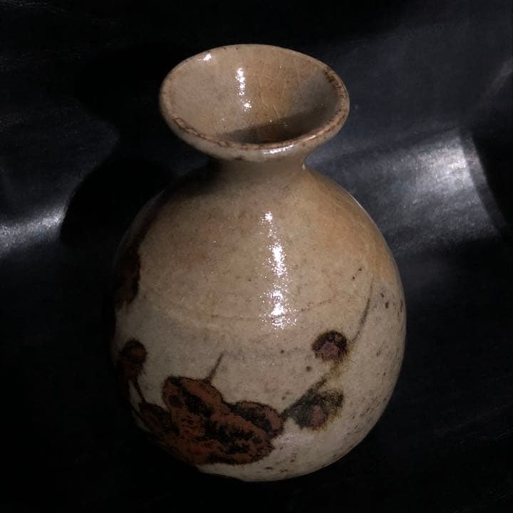 遺品整理◼️蔵から出て来た、超可愛い縁起の良い梅の木の徳利、作家物、茶道具？