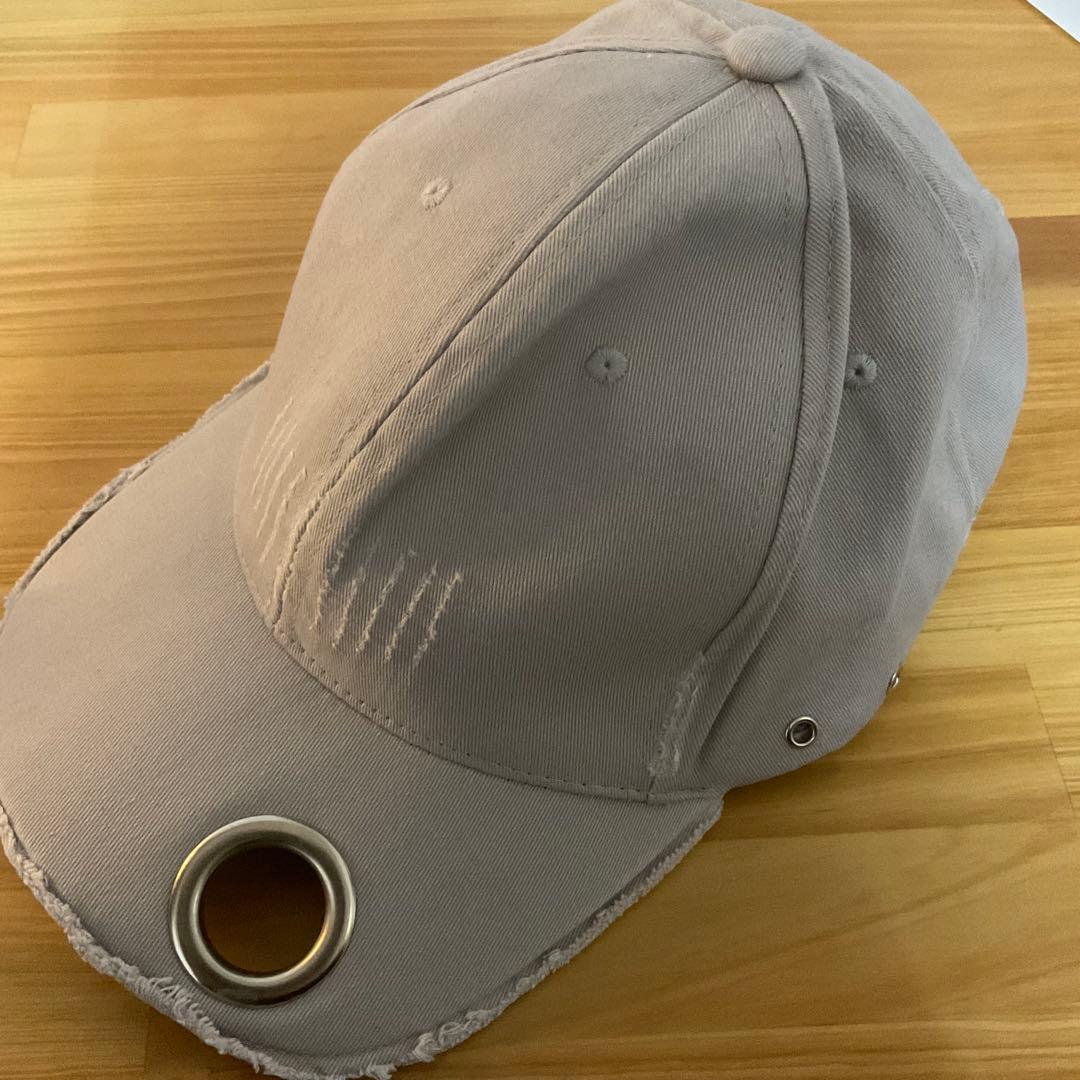 GRANCY EyeletDesign DamageCap ライトグレー
