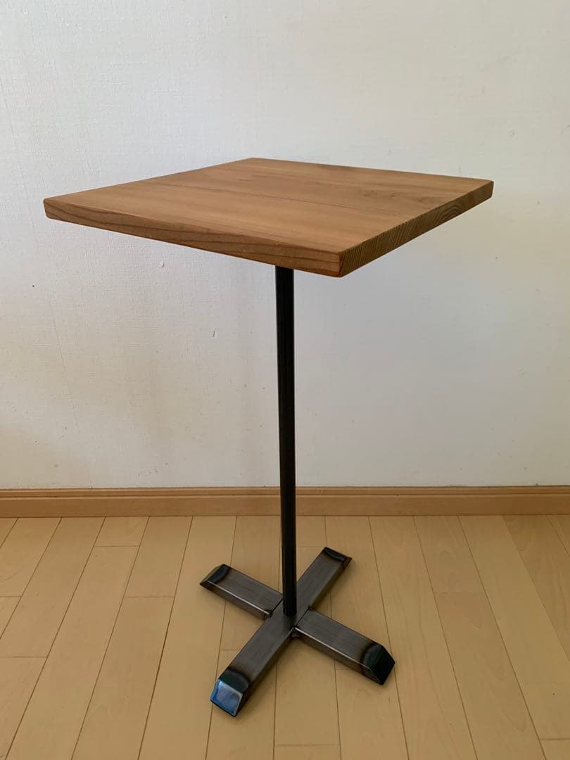 アイアン製サイドテーブル/インダストリアル/アンティーク/1点物