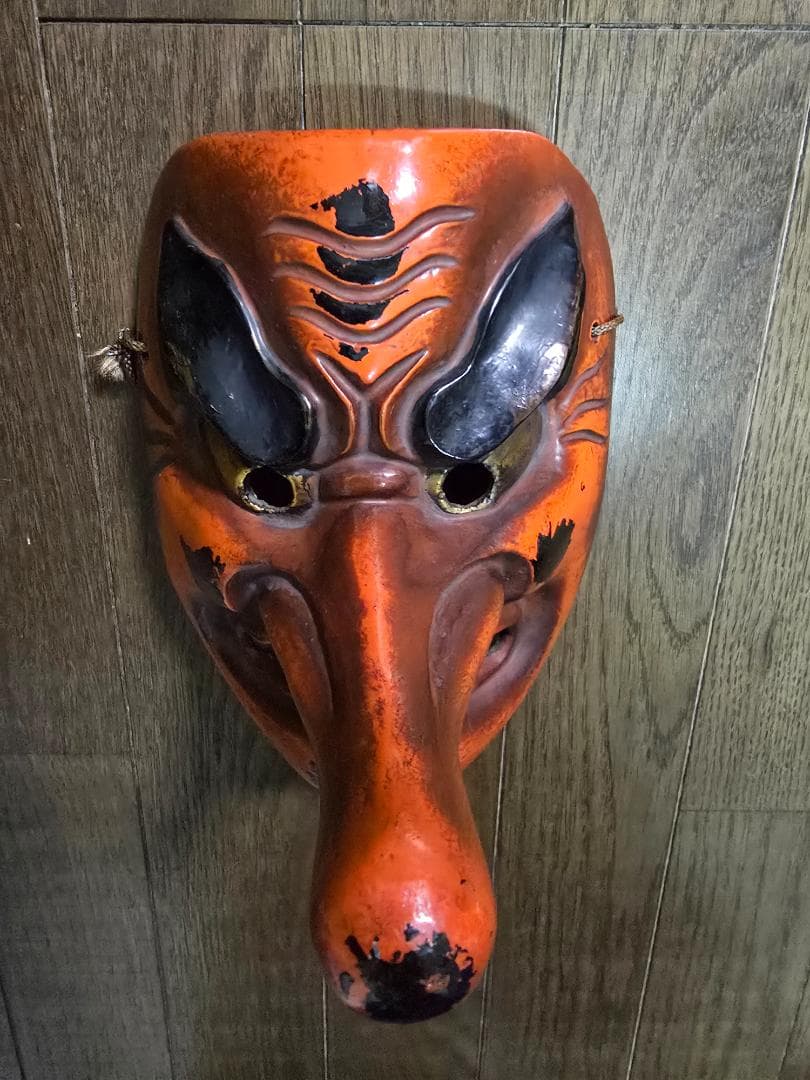 天狗　【木製・天狗面】