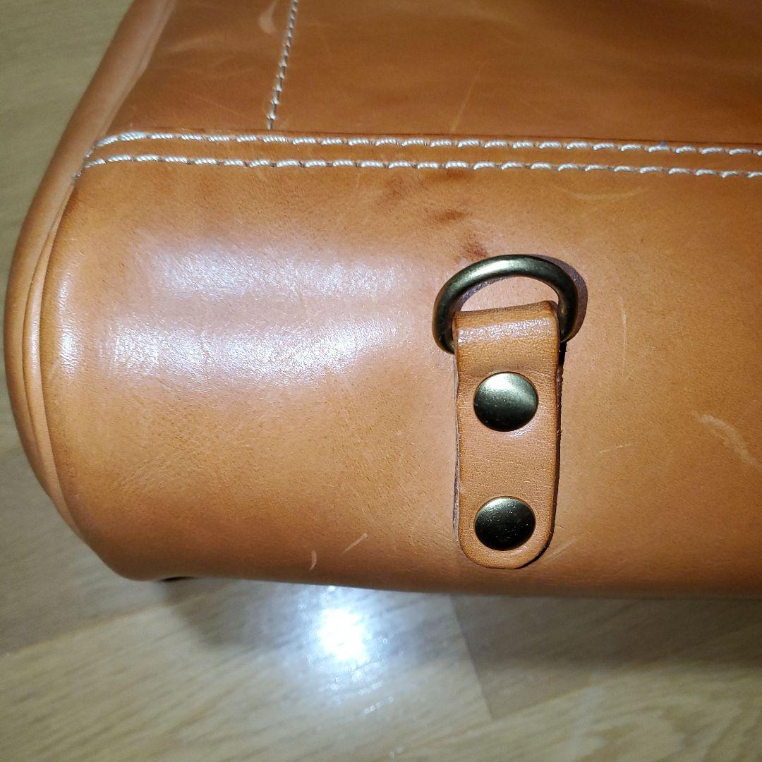 HERZ　棒屋根かぶせバッグ　本革　3wayバッグ