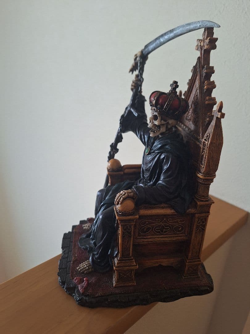 死神　グリムリーパー　スカル　頭蓋骨　フィギュア　置物