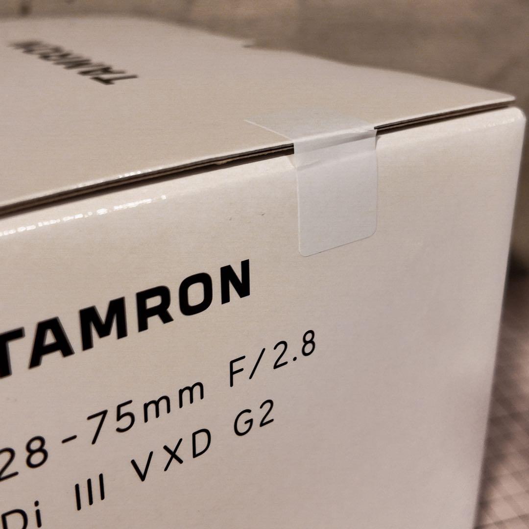 【新品未開封】TAMRON 28-75mm F/2.8 G2 ソニーEマウント