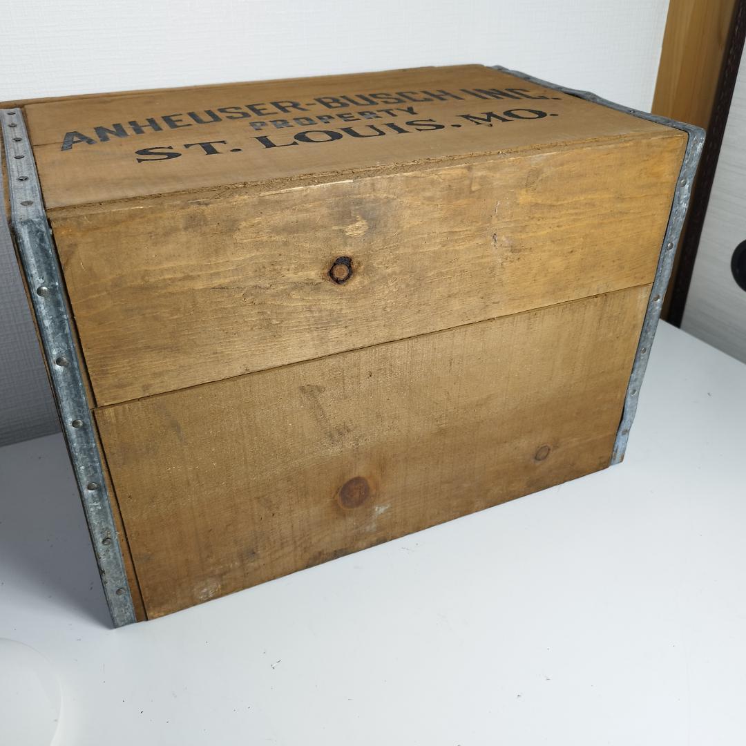 Budweiser バドワイザー 木箱 アンハイザーブッシュ Anhe II74