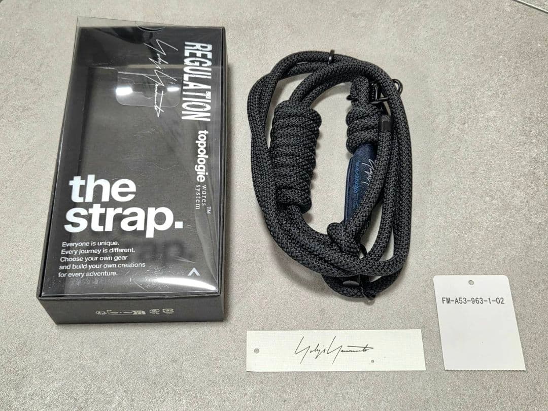 ヨウジヤマモト　トポロジー　 レギュレーション　ザ・ストラップ