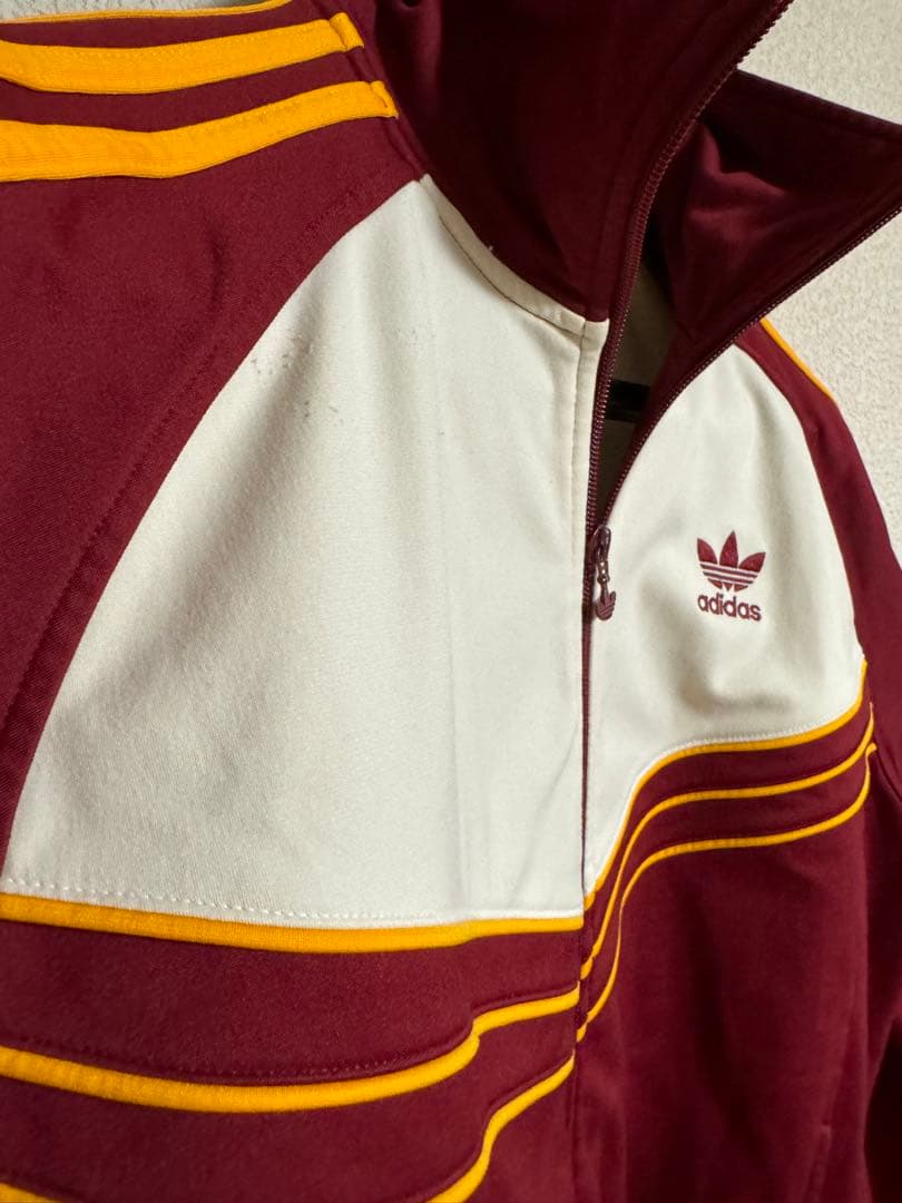 vintage adidas track jacket Mトレフォイル 希少