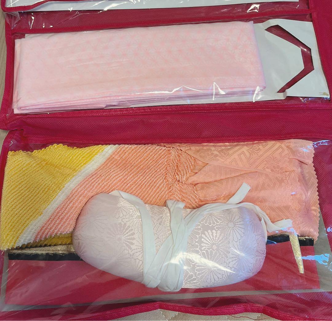 最終値下げ！振袖フルセット　黒とピンクの花柄