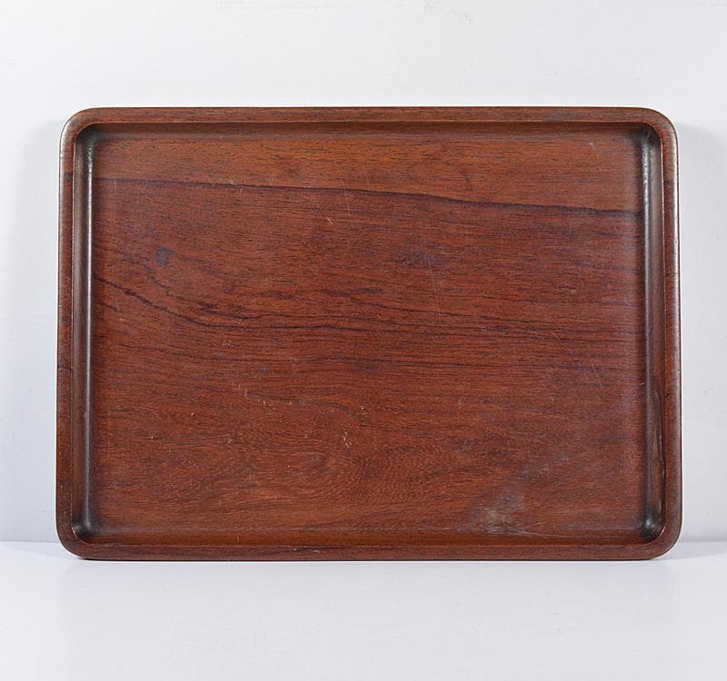 中国　唐木紫檀製　煎茶盆　香盆　V　R4671