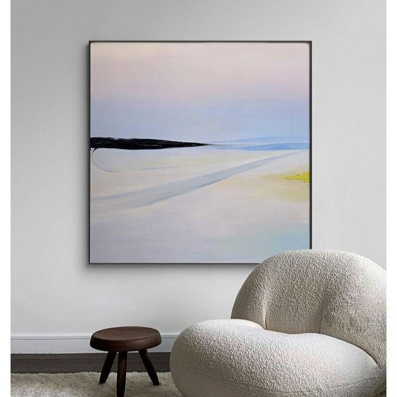 抽象油絵の客間装飾画レストラン北欧掛絵