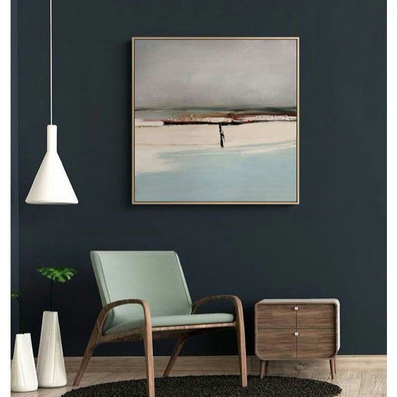 抽象油絵の客間装飾画レストラン北欧掛絵