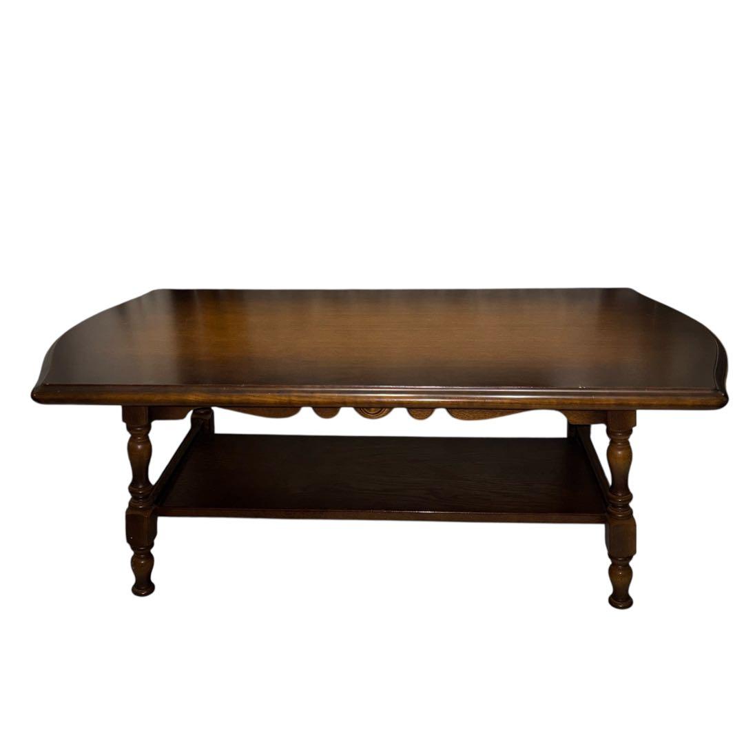 美品❣️飛騨産業 キツツキマーク センターテーブル アンティーク レトロ