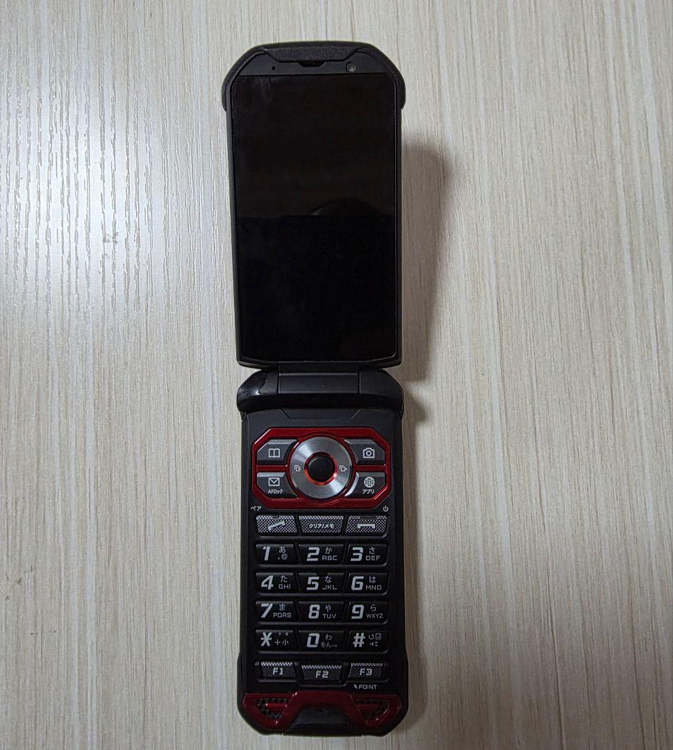 TORQUE X01フリップ式携帯電話 レッド