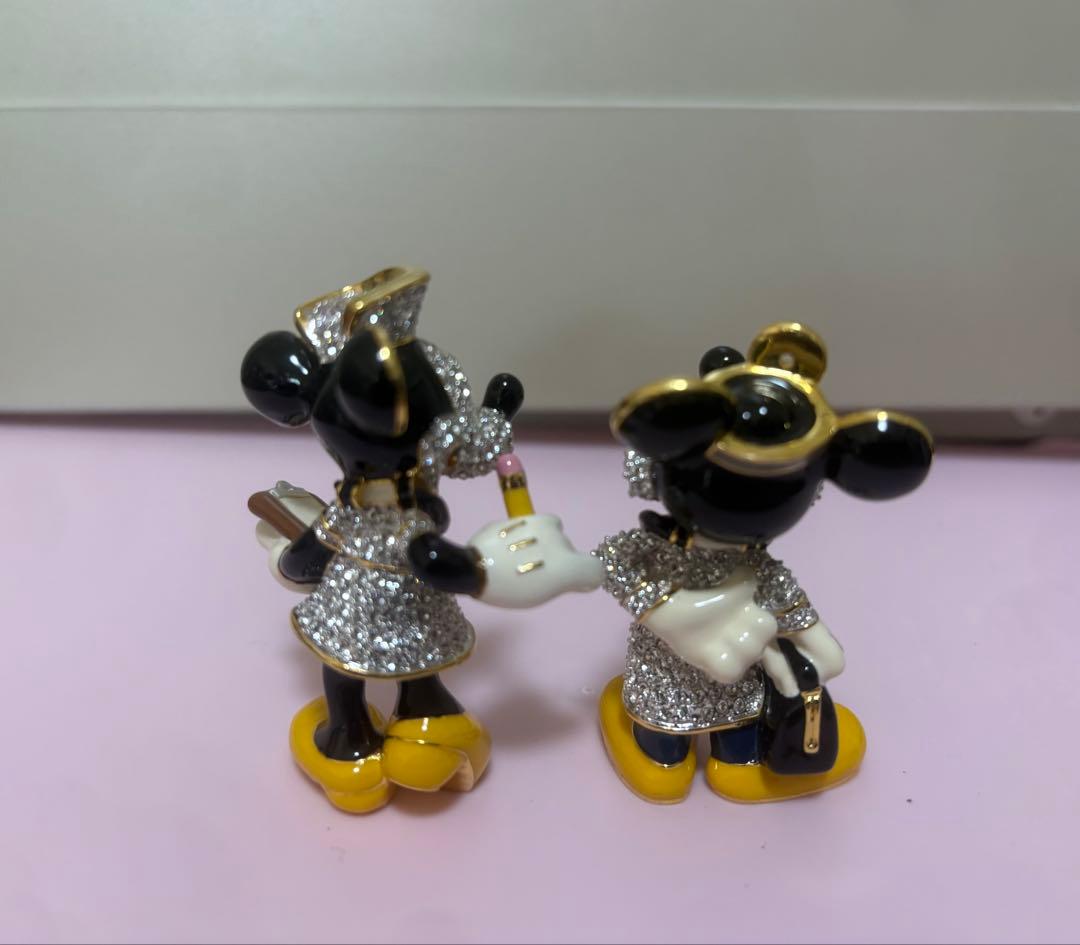 ディズニー　アリバスブラザーズ スワロフスキー ミッキー　ミニー　Disney