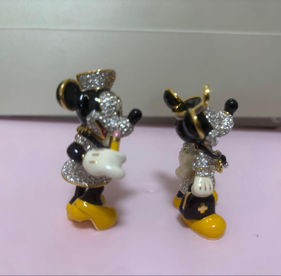 ディズニー　アリバスブラザーズ スワロフスキー ミッキー　ミニー　Disney