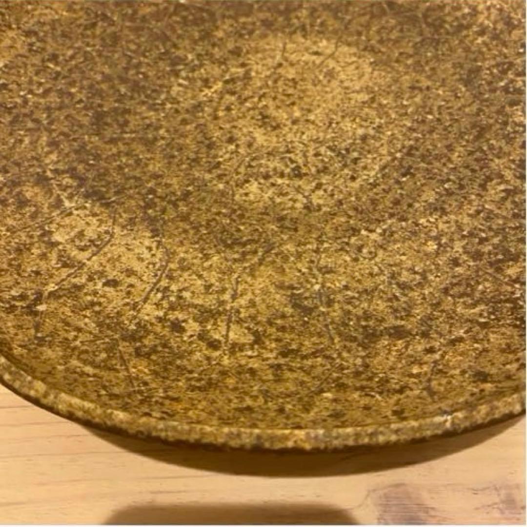 【未使用品】萩伊羅保線文字鉢　野坂康起造　共箱　布付き　山口県指定無形文化財