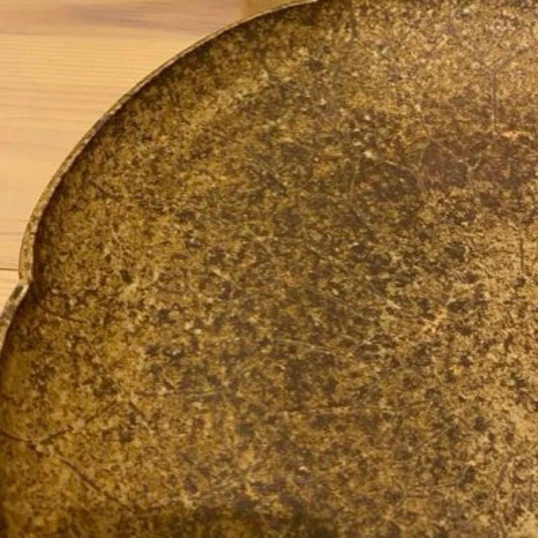 【未使用品】萩伊羅保線文字鉢　野坂康起造　共箱　布付き　山口県指定無形文化財